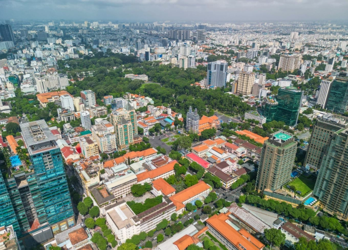 Bất động sản khu trung tâm TP HCM, tháng 7/2025. Ảnh: Quỳnh Trần