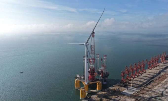 Turbine gió 16 MW sẵn sàng cho thử nghiệm ngoài khơi. Ảnh: Tập đoàn Tam Hiệp Trung Quốc