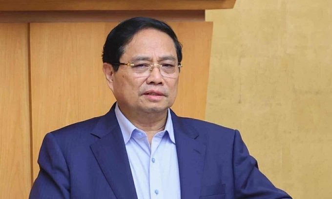 Thủ tướng Phạm Minh Chính phát biểu kết luận. Ảnh: Nhật Bắc