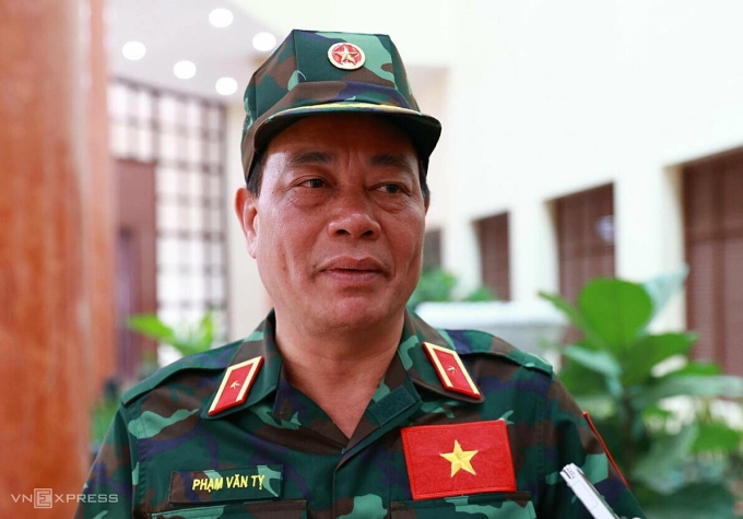 Thiếu tướng Phạm Văn Tỵ, Cục phó Cục Cứu hộ Cứu nạn. Ảnh: Hoàng Phương