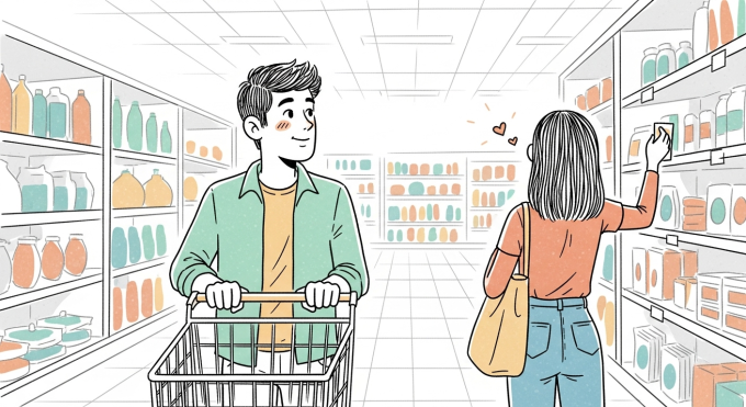 Tôi nằm vùng ở siêu thị một tuần rồi vờ đi học để cưa cẩm cô giáo