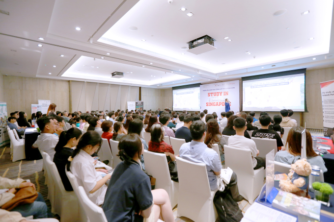Đại học SMU Singapore góp mặt tại Triển lãm Giáo dục Singapore vào cuối tháng 9. Ảnh: INEC