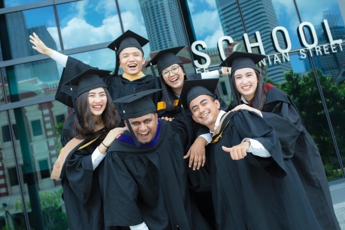 Sinh viên tốt nghiệp SMU. Ảnh: SMU