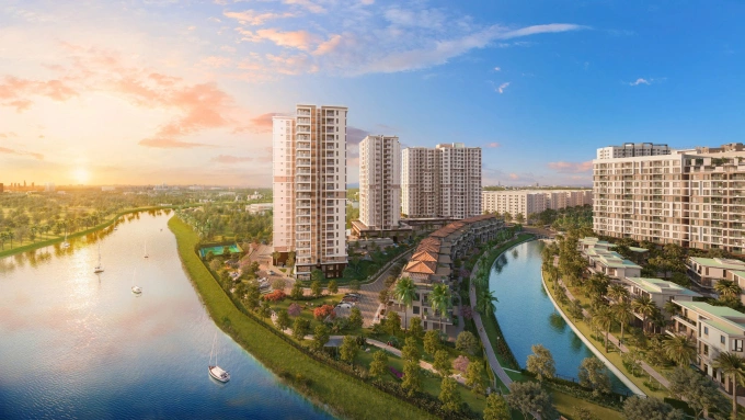 Phối cảnh phân khu Trellia Cove. Ảnh: Nam Long