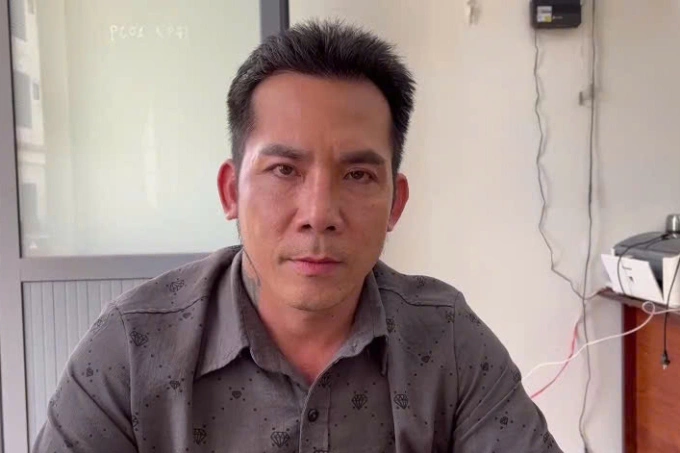 Nguyễn Thế Anh lúc bị bắt. Ảnh: Ngọc Oanh