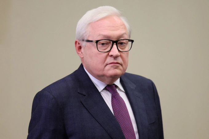 Thứ trưởng Ngoại giao Nga Sergei Ryabkov tại dinh thự Novo-Ogaryovo, ngoại ô Moskva, hồi tháng 10/2023. Ảnh: Reuters