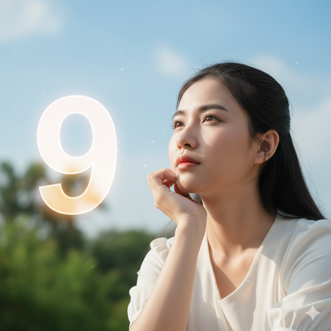 Chữ cái nào giống số 9?