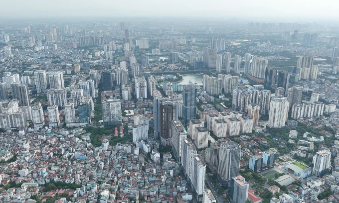 Bất động sản khu vực trung tâm Hà Nội. Ảnh: Ngọc Thành
