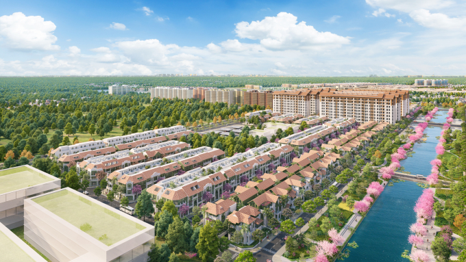 Phối cảnh đại lộ hoa tại đô thị Sun Urban City. Ảnh: Sun Property