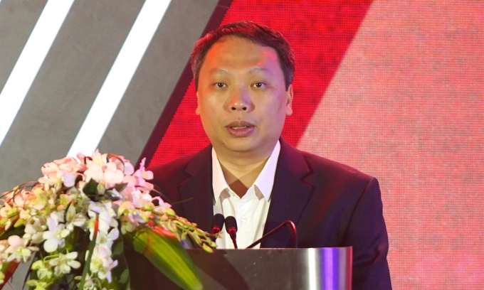Ông Nguyễn Huy Dũng phát biểu tại sự kiện. Ảnh: Lưu Quý