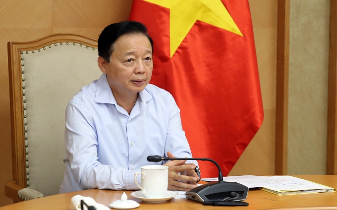 Phó thủ tướng Trần Hồng Hà tại cuộc họp về phát triển nhà ở xã hội, ngày 10/10. Ảnh: VGP