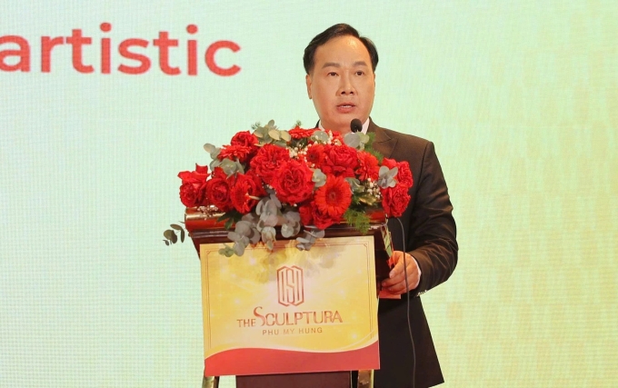 Ông Bùi Duy Toàn phát biểu tại sự kiện. Ảnh: Phú Mỹ Hưng