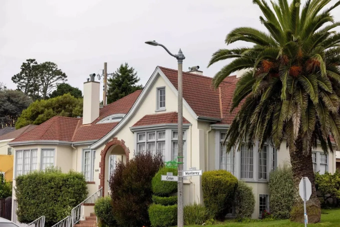 Căn nhà của vợ chồng Ocheltree và Truong ở San Francisco. Ảnh: SFC