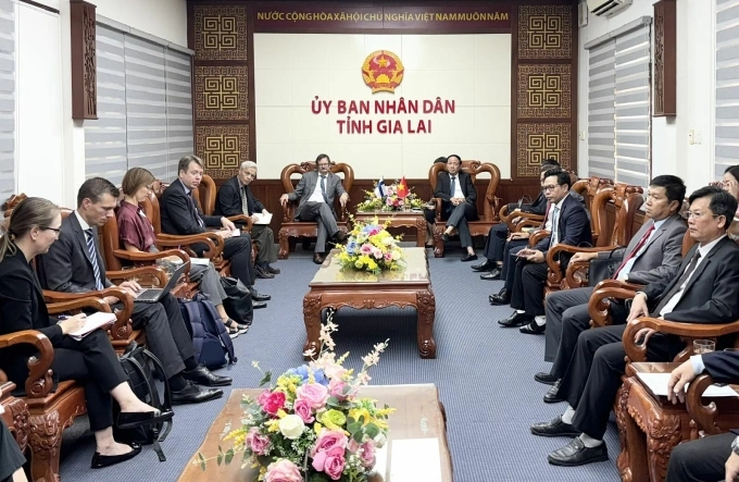Quang cảnh buổi làm việc. Ảnh: UBND tỉnh Gia Lai