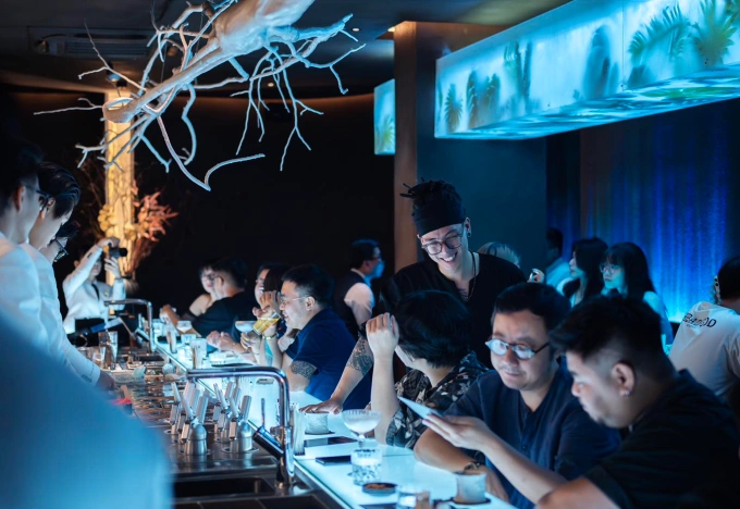 Một góc không gian USEbar.hanoi. Ảnh: USEbar.hanoi
