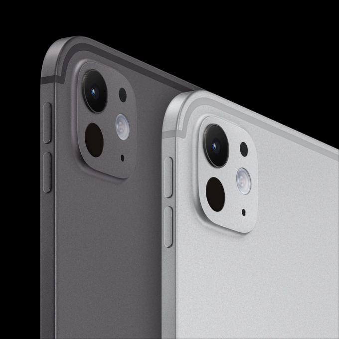 Hai lựa chọn màu sắc là đen và bạc trên iPad Pro mới.
