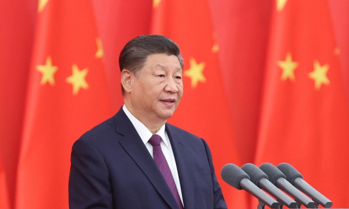 Chủ tịch Trung Quốc Tập Cận Bình tại Bắc Kinh ngày 29/9/2024. Ảnh: AFP