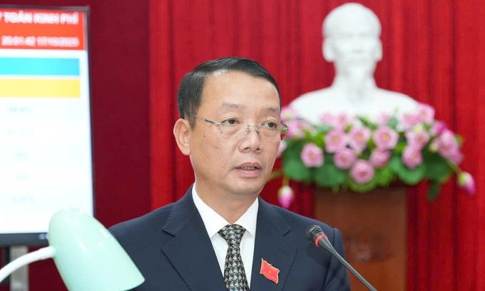Ông Phan Thiên Định, Chủ tịch UBND TP Huế. Ảnh: Võ Thạnh