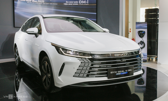 BYD Seal 5 DM-i ra mắt thị trường Việt Nam tại Bắc Ninh ngày 17/10. Ảnh: Lương Dũng