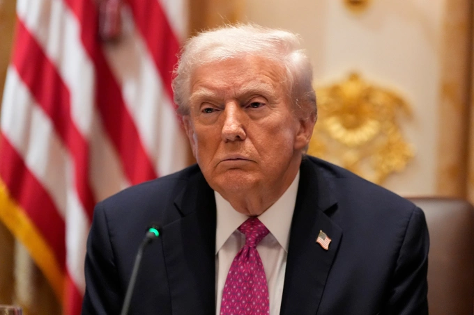 Tổng thống Mỹ Donald Trump tại Nhà Trắng ngày 17/10. Ảnh: AP