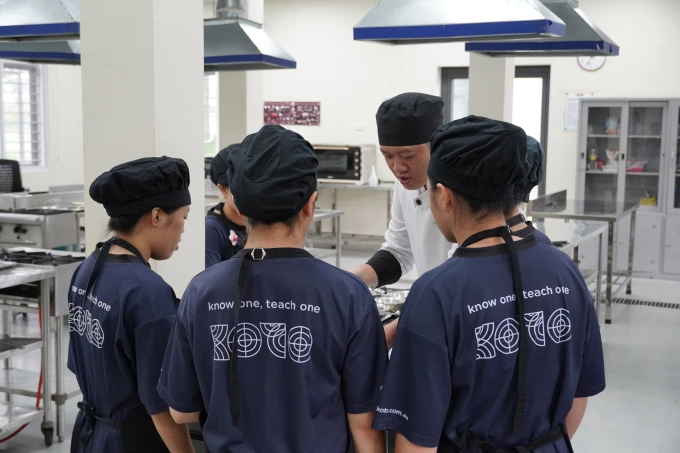 Các thanh thiếu niên yếu thế được KOTO lo ăn nghỉ, học nghề miễn phí và giới thiệu việc làm sau khi tốt nghiệp.