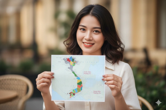 Chữ cái nào xuất hiện nhiều nhất trong tên các tỉnh thành Việt Nam? Ảnh minh họa.