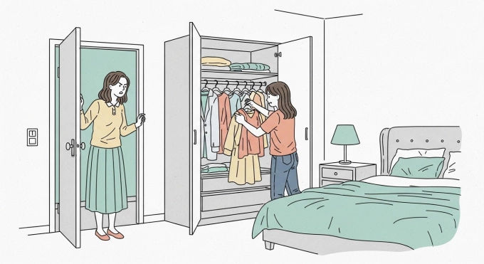 Em chồng tự tiện mặc quần áo, đi giày dép của tôi