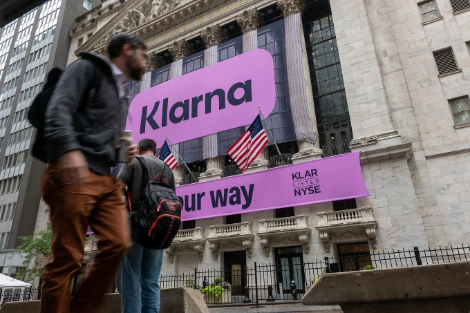 Biển quảng cáo của Klarna ở New York, Mỹ. Ảnh: AFP