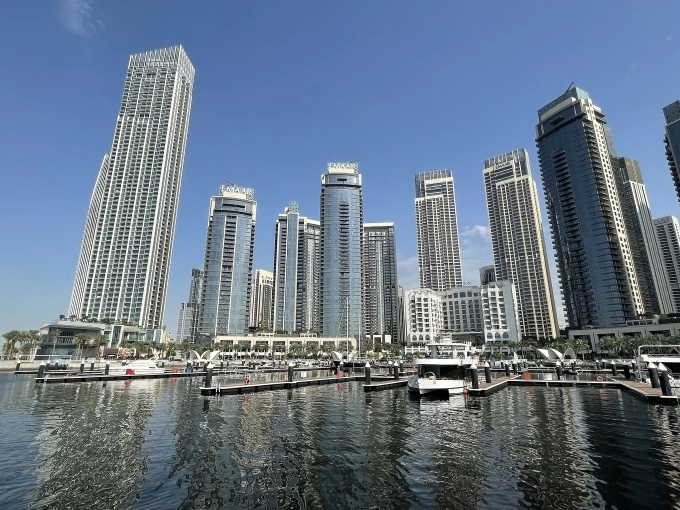 Khu đô thị Dubai Creek Harbour ở Dubai. Ảnh: OCCRP