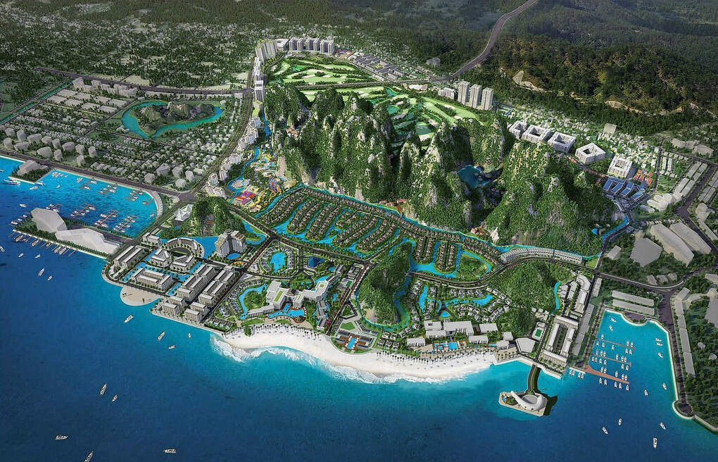 Tổ hợp sân golf gần 24.800 tỷ đồng giáp vịnh Bái Tử Long dự kiến vận hành từ 2029 - Báo VnExpress