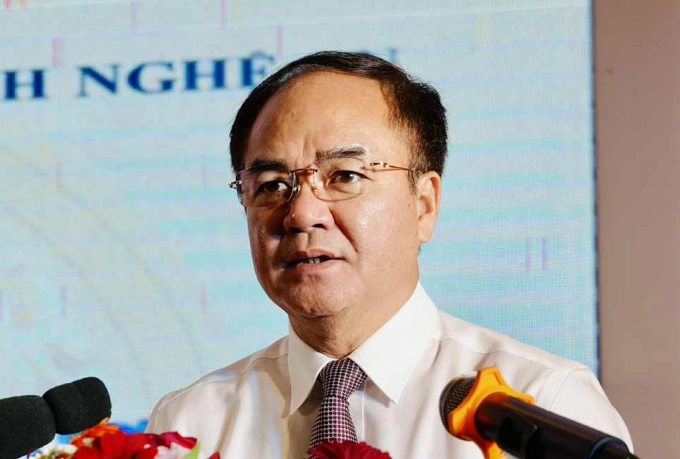 Thứ trưởng Nội vụ Vũ Chiến Thắng tại hội nghị ngày 20/10. Ảnh: Hồng Chiêu
