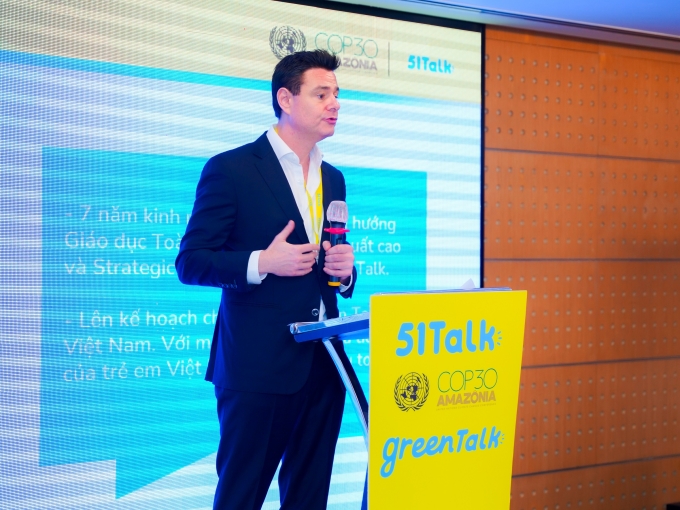 Ông Roger Parodi, Giám đốc Chiến lược của 51Talk. Ảnh: 51Talk