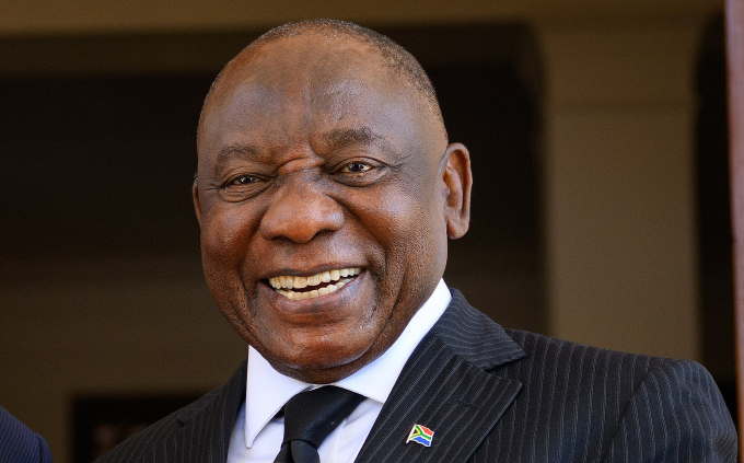 Tổng thống Nam Phi MatamelaCyrilRamaphosa. Ảnh: Reuters