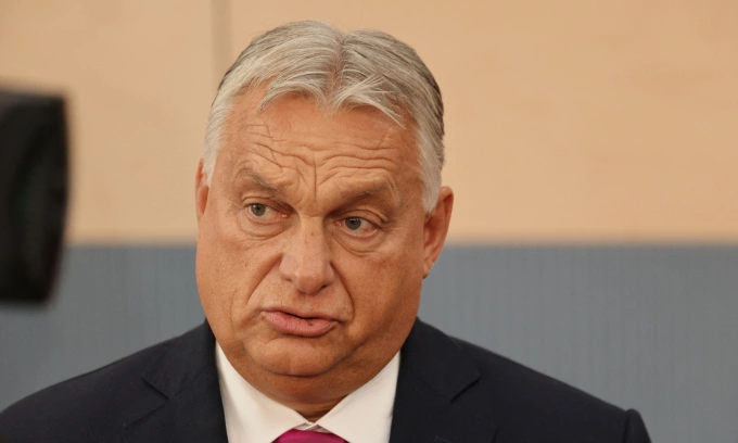 Thủ tướng Viktor Orban tại Copenhagen, Đan Mạch, hôm 2/10. Ảnh: AFP