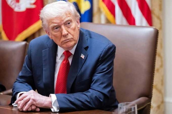 Tổng thống Mỹ Donald Trump tại Nhà Trắng ngày 20/10. Ảnh: AFP