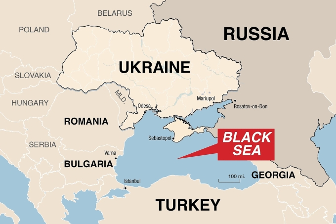 Vị trí Nga, Bulgaria, Serbia và Hungary. Đồ họa: NY Post