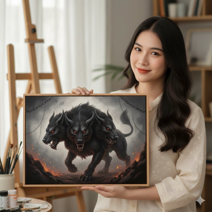 Con gì ở Việt Nam có 3 đầu, 3 đuôi và 8 chân?