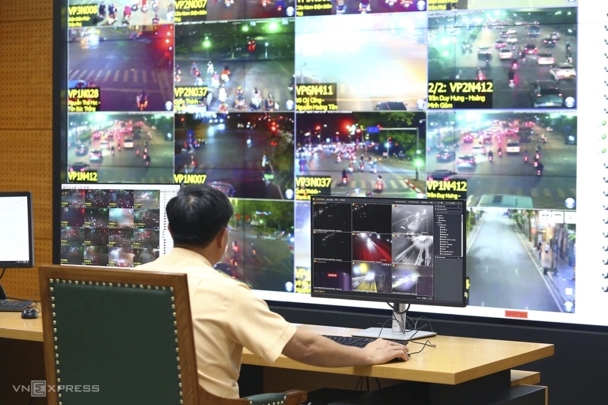 Quy trình xử lý vi phạm giao thông từ camera AI