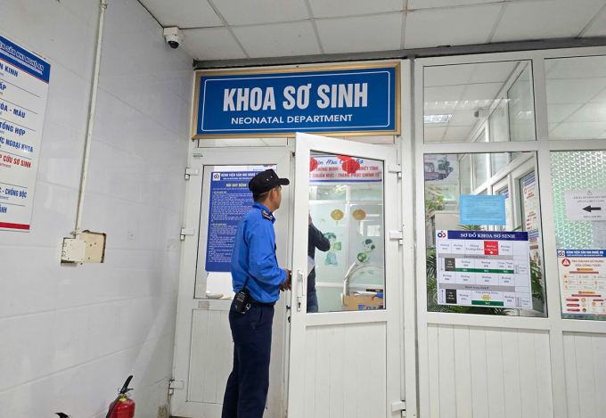 Khoa Sơ sinh, Bệnh viện Sản Nhi Nghệ An, nơi xảy ra sự việc. Ảnh: Đức Hùng