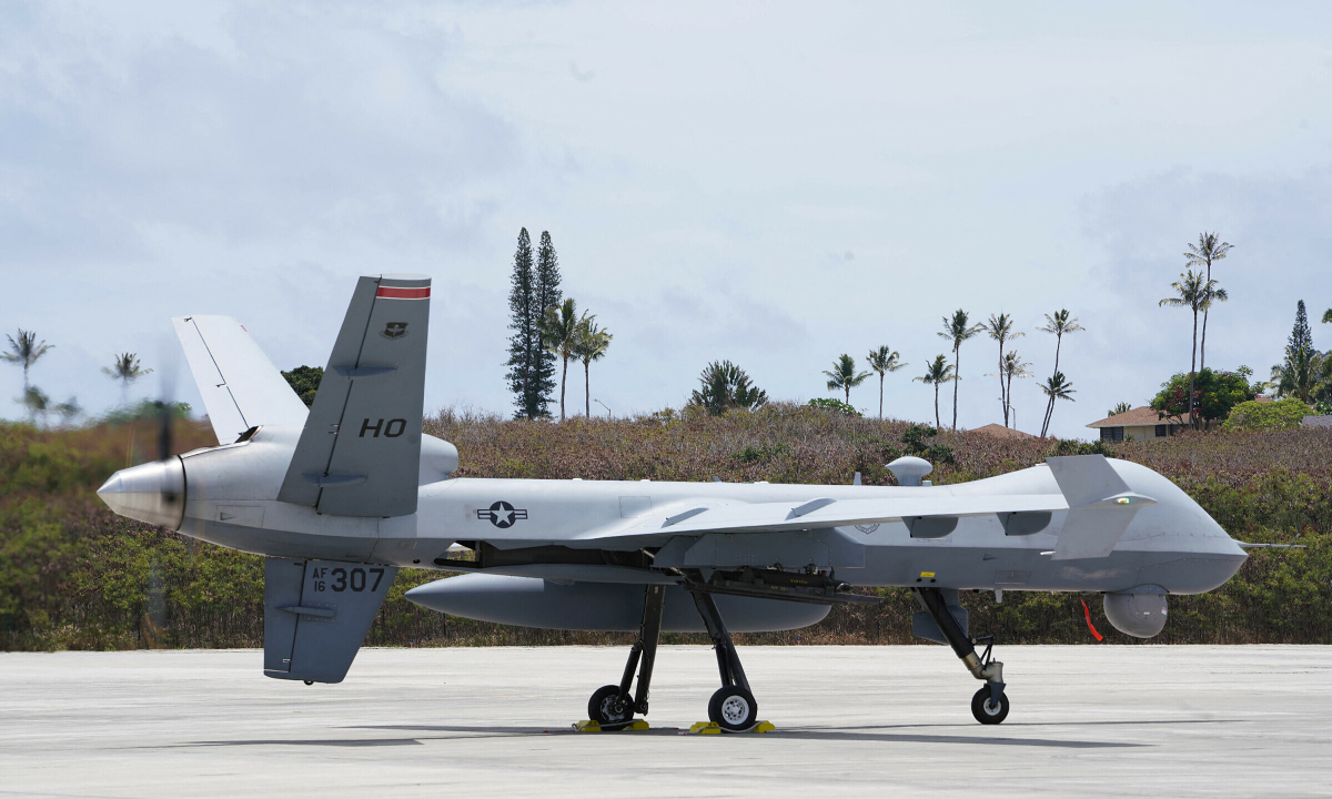 Mỹ triển khai UAV giám sát lệnh ngừng bắn Gaza