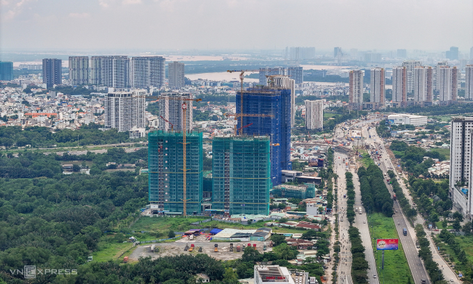 Bất động sản khu đông TP HCM. Ảnh: Quỳnh Trần
