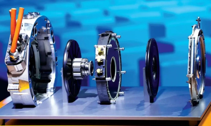 Kết cấu môtơ điện của Yasa. Ảnh: Yasa