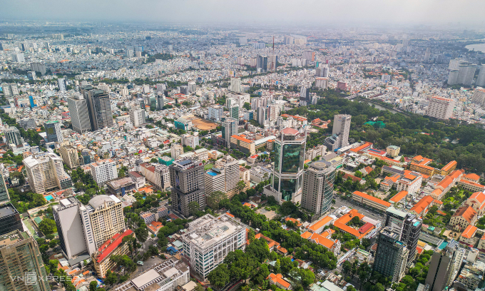 Bất động sản khu trung tâm TP HCM. Ảnh: Quỳnh Trần
