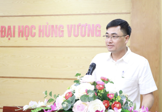 Cựu hiệu Phó Đại học Hùng Vương Tạ Quốc Thịnh bị cáo buộc đánh bạc 53 lần, 3,6 tỷ đồng. Ảnh: HVU