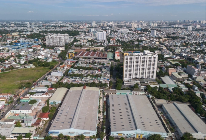 Thị trường bất động sản Bình Dương có lợi thế về khu công nghiệp. Ảnh: Quỳnh Trần