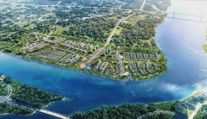 Ảnh phối cảnh khu đô thị du lịch Đại Phước (Đồng Nai). Ảnh: Văn Phú