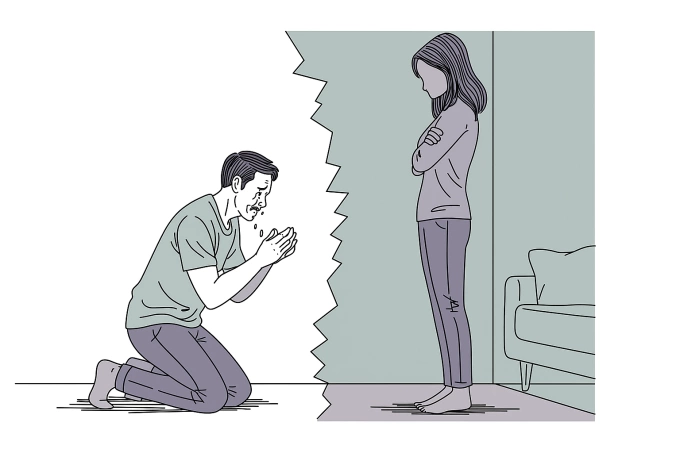 Chồng quỳ khóc xin đừng ly dị nhưng vẫn không đưa tên tôi vào sổ đỏ