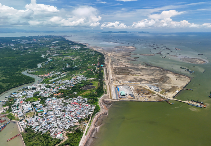 Một dự án khu đô thị lấn biển quy mô lớn tạu TP HCM. Ảnh: Quỳnh Trần