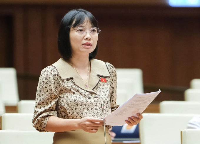 Đại biểu Nguyễn Thị Việt Nga. Ảnh: Cổng TTĐT Quốc hội