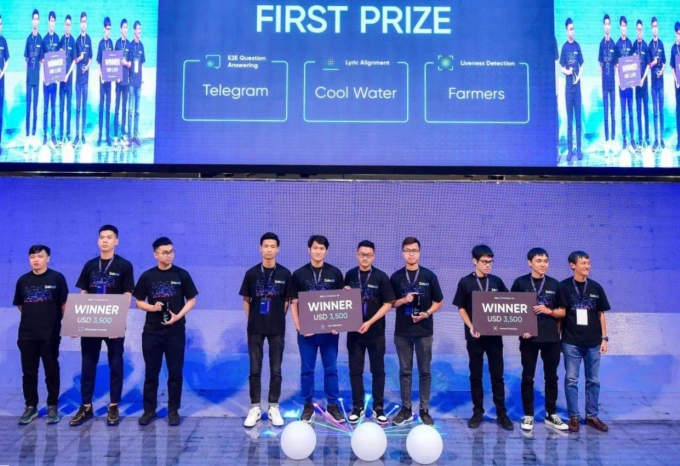 Đội thắng cuộc thi mùa 2022. Ảnh: Zalo